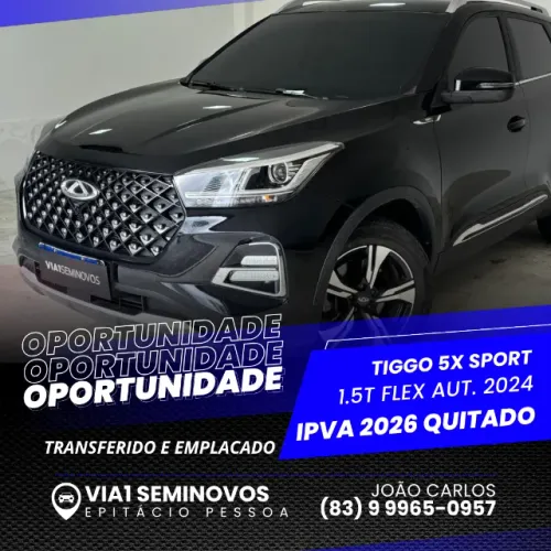 Chery Tiggo 5X Sport 1.5 Turbo Flex Aut. 2024
