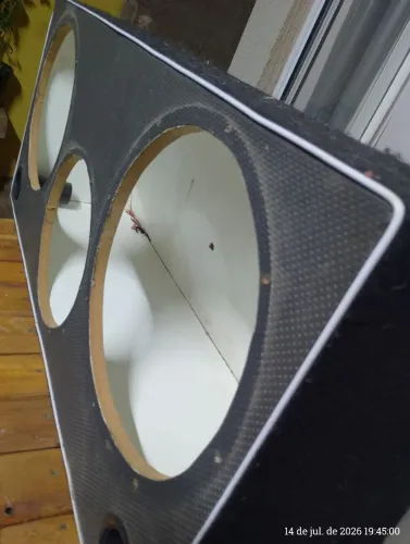VENDO: Caixa para Subwoofer - Projeto para 2x 12" e 1x 10"** ?<br>