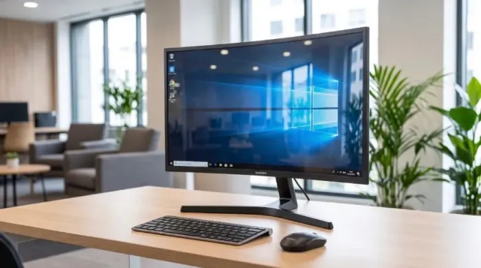 Monitor Samsung Curvo 24" (C24F390) - Usado em perfeito estado