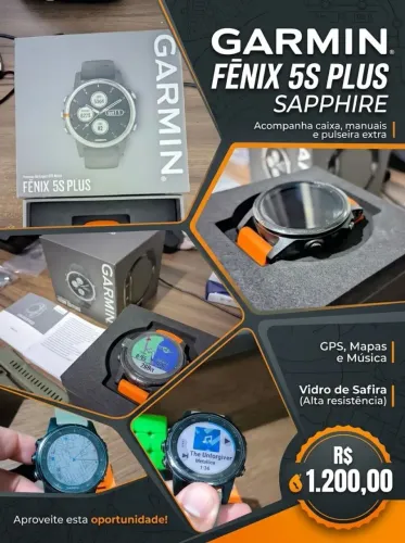 Garmin Fenix 5 S plus safira