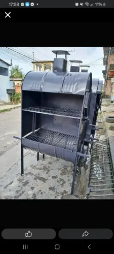Churrasqueira nova bajela 95x60cm com entrega