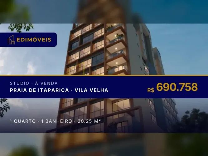 Praia de Itaparica: Studio 1 quarto em condomínio, ideal para investimento