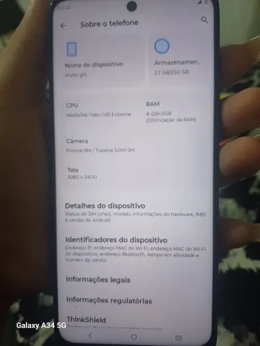 Moto g15 semi novo 256GB