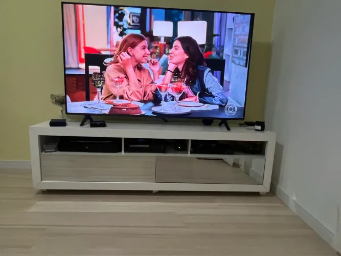 Rack Branco com Gavetas