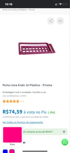 Porta lima autoclavavel 