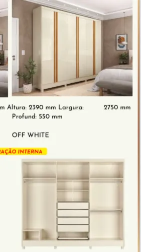 Guarda roupa líder
