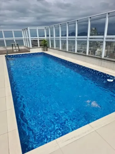 Apartamento de 1 dormitório para locação todo mobiliado no bairro do Embaré/Santos