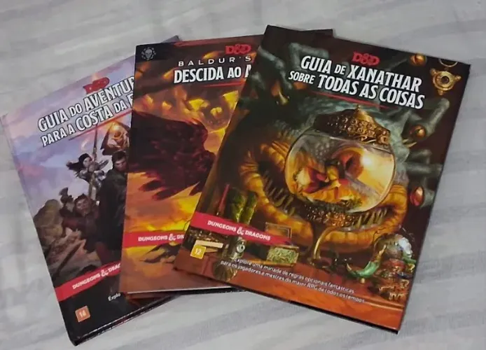 Dungeons & Dragons 5e - Guia de Xanathar, Descida ao Avernus e Guia da Costa da Espada