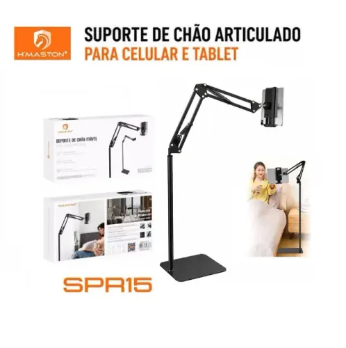 Suporte de Chão Articulado para Tablets e Smartphones