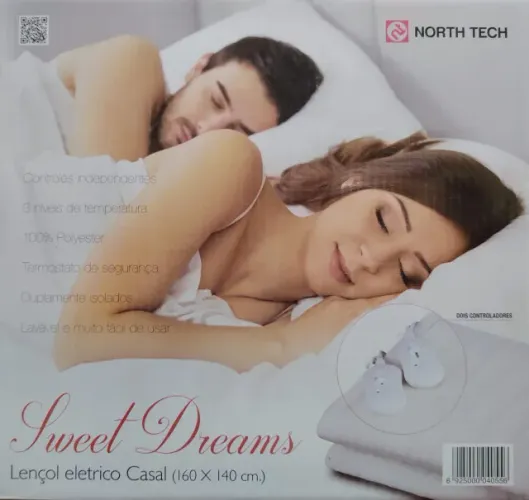 LENÇOL ELÉTRICO TÉRMICO CASAL 220V ?MANTA?
