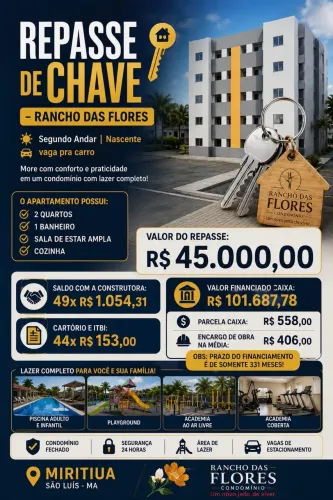 Repasse de chave na região do turu