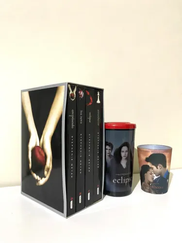 Box Saga Crepúsculo + Copos Colecionáveis