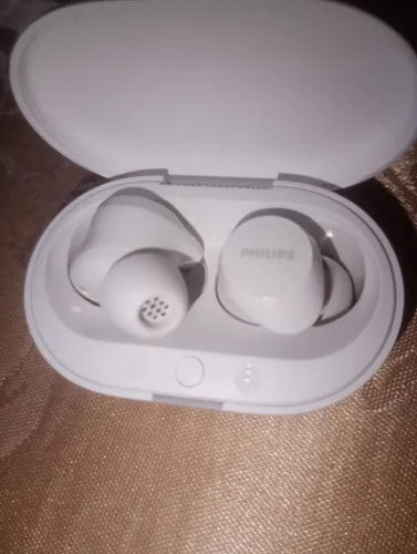 Fone de ouvido Philips branco bluetooth