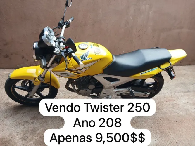 Vendo,honda twister 2008 documento 2026 no meu nome, pneus novos toda revisada