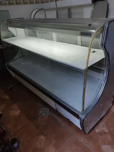 Vitrine balcão seco gelo par 