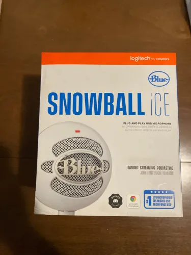 Microfone condensador USB Logitech snowball  novo lacrado!!!