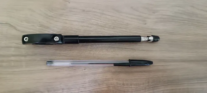Antena corta pipa para moto (guidão)