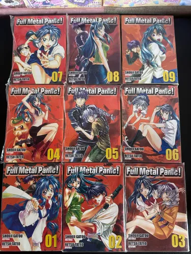 Full Metal Panic! 1 ao 9 coleção completa 