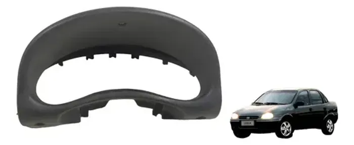 Moldura Painel Instrumento Chevrolet Corsa Classic 1997 2000 Preto