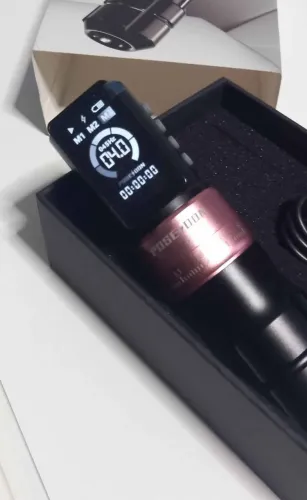 MÁQUINA PEN TATTOO - POSEIDON COM AJUSTE DE CURSOR (2.4mm a 4.2mm) - LANÇAMENTO 2025