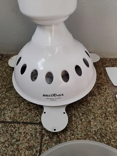 Ventilador Britânia Teto Cancun Branco 3 Pás 220v