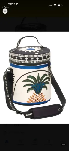 Bolsa Térmica FARM Rio - Estampa Abacaxi