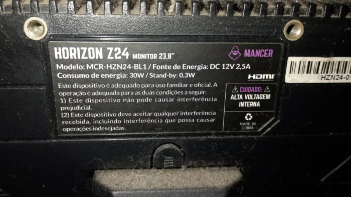 Xbox Séries S + Monitor Mancer Z24 + Pilha e Carregador
