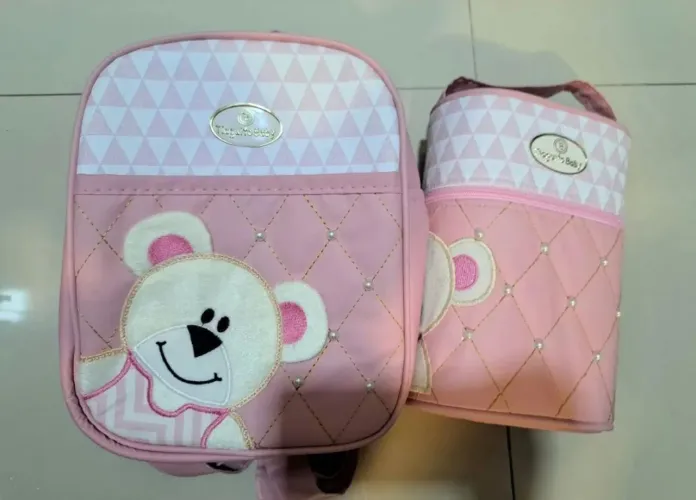Mochila pequena+Porta Mamadeira
