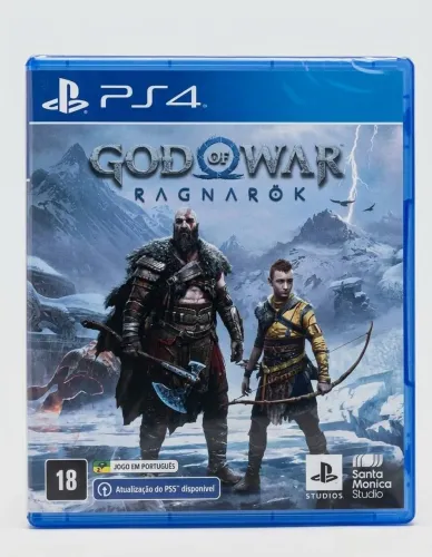 God of War Ragnarök PS4 - Novo e Lacrado (Com Upgrade para PS5)