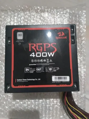 Fonte Redragon RGPS 400W, 80 Plus White, PFC Ativo