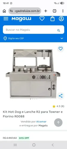 Kit de Hot Dog para veículos 