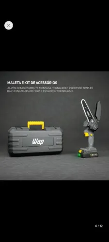 SERRA ELÉTRICA A BATERIA WAP NOVA --- R$ 289.00
