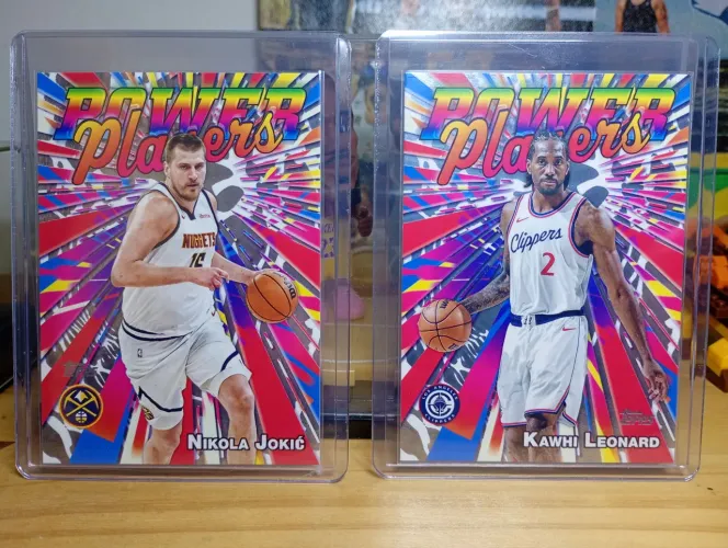 Lote 8 cards séries especiais NBA Topps 25/2026