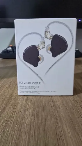 Fone KZ ZS10 Pro X original - completo