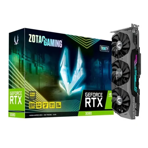 Placa de vídeo RTX 3080 Zotac Trinity 10gb