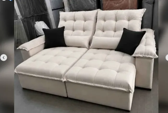 Sofá direto de fábrica, variedade de modelos e tamanhos, trabalhamos com material Suede,