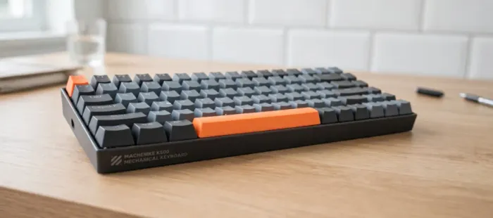 teclado mecanico machenike k500 b84 [usado]
