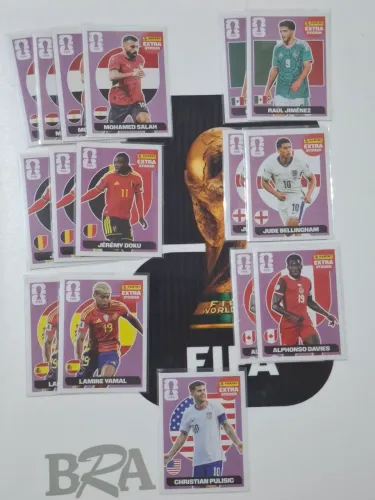 FIGURINHAS EXTRA STICKER LEGEND LILÁS 