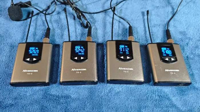 Kit 4 transmissores Alvoxcon TG-2 sem fio