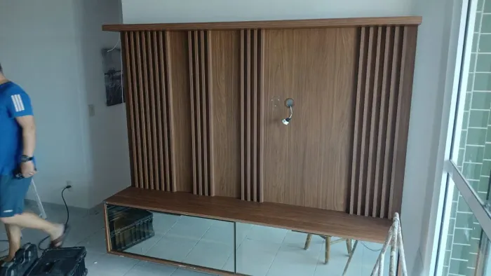 Rack com Painel de MDF original
