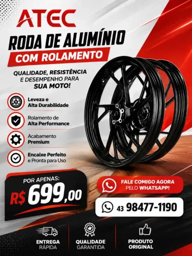 RODAS PE DE GALINHA 150 NOVAS NA CAIXA 