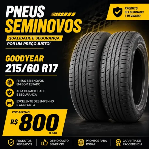 Par de pneus goodyear