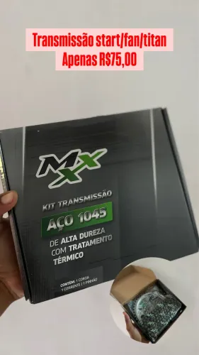 Kit transmissão start/fan/titan 160cc sem retentor 