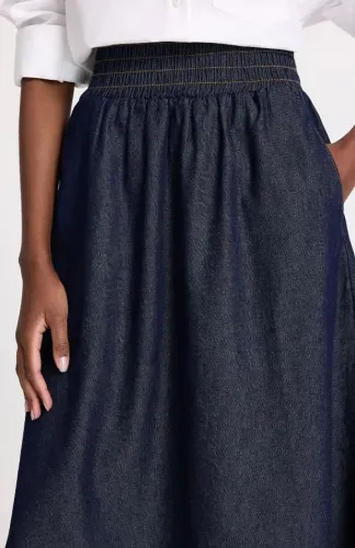 Saia jeans LE LIs blanc