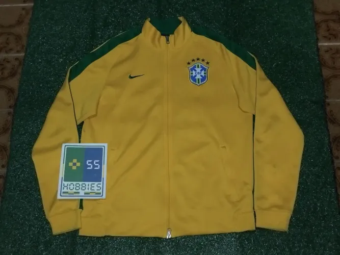Jaqueta Brasil Seleção Brasileira N98 2014 Amarela