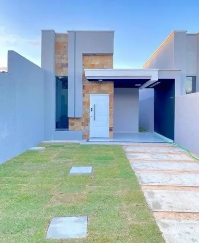 Casa plana com fino acabamento 