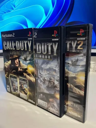 Jogo Call of Duty Legacy ( Finest Hour + Big Red One ) - Playstation 2 Original