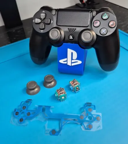 Troca Analógico Hall Effect PS4 + Busca e Entrega | Mais Precisão | 3M de Garantia