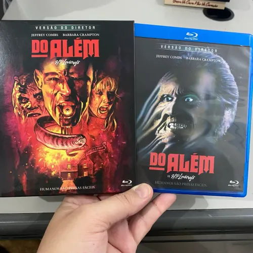 Blu-Ray Do Além - Luva, Card, CD + DVD - 2 Discos / Terror Stuart Gordon 1Films