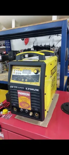 MAQUINA DE SOLDA 315A 220/380 TRIF 220V MONO BV LTIG-315 ALUMÍNIO LYNUS